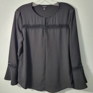 Ann Taylor Women's Polyester Blouse with Bell Sleeve Size S 32822-1E3